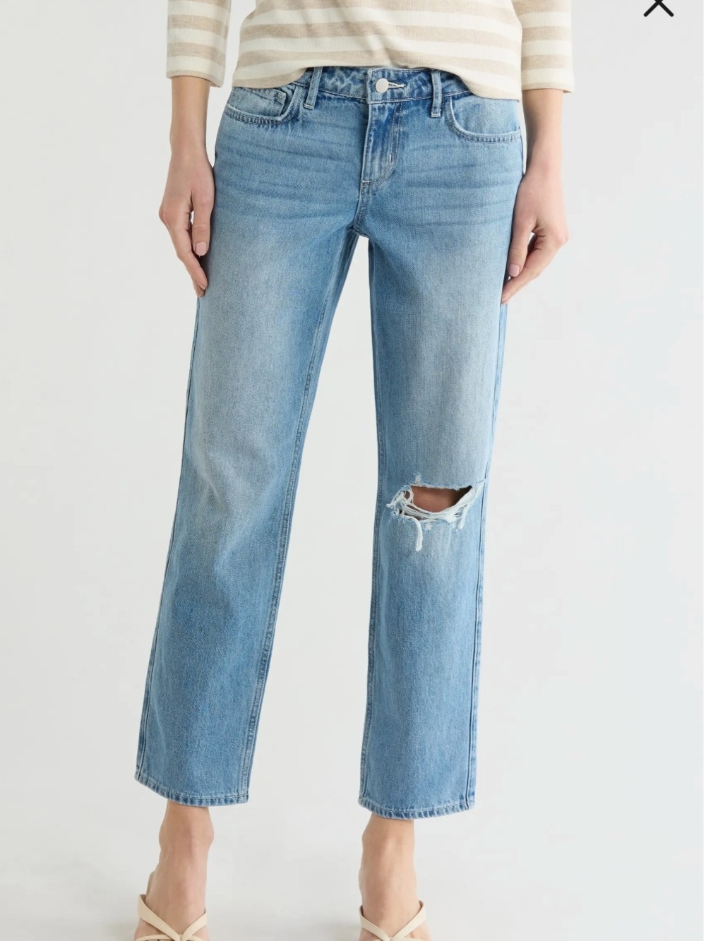 Lagence Nevia Low Rise Slouch Straight Leg Jeans
